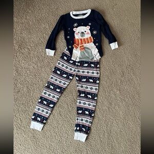 Kids size 5 polar bear pajamas